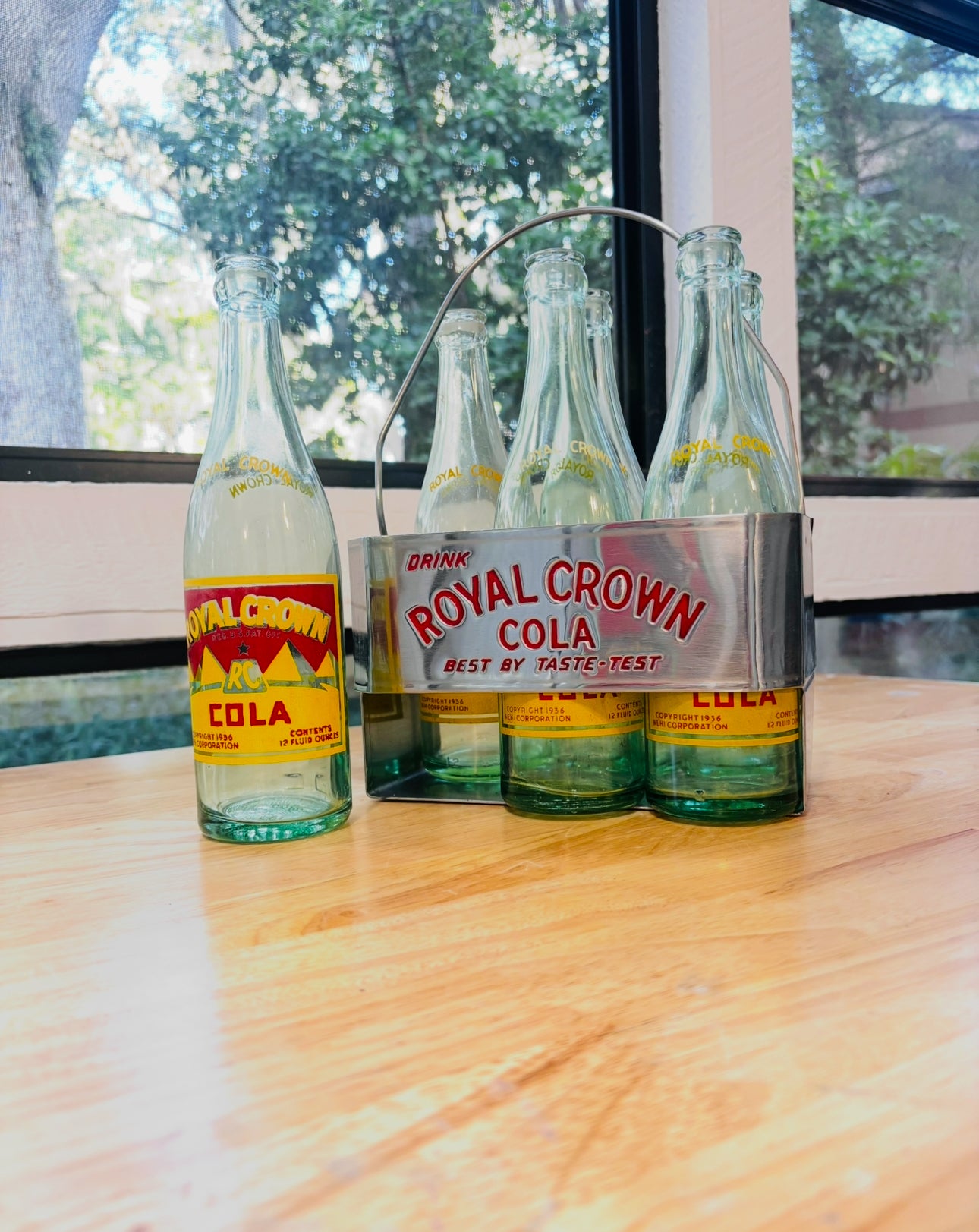 Vintage Royal Crown Cola Bottle Carrier (Restored)