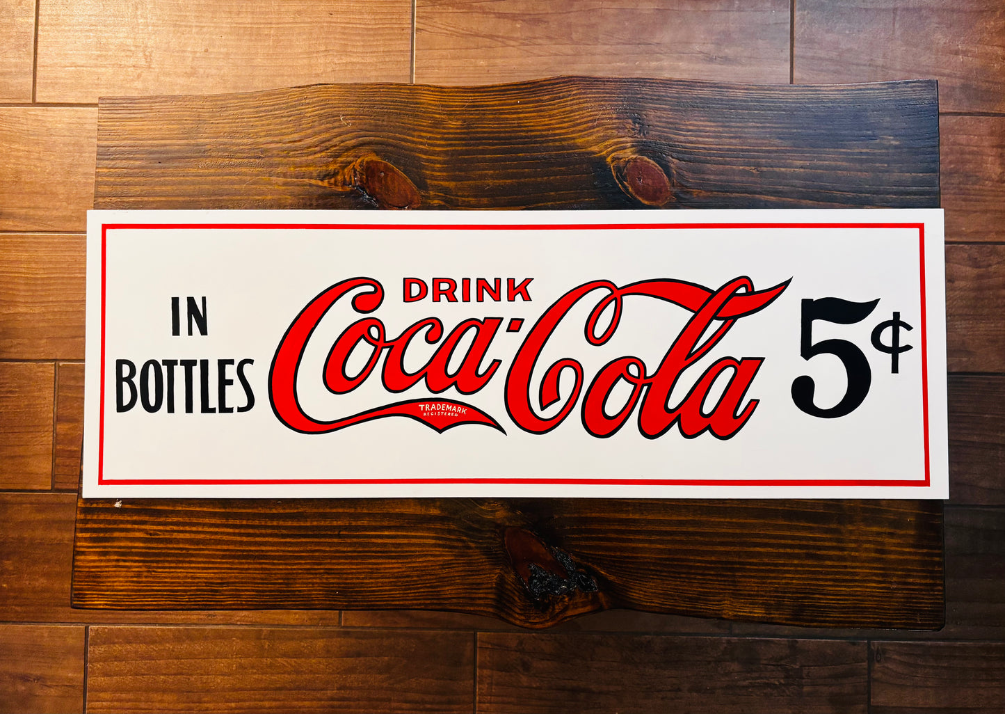 Early Coca-Cola Banner Sign