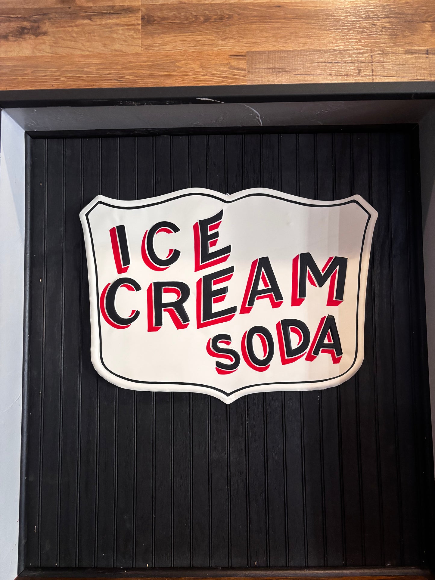 Ice Cream Soda Sign (RESTORED)