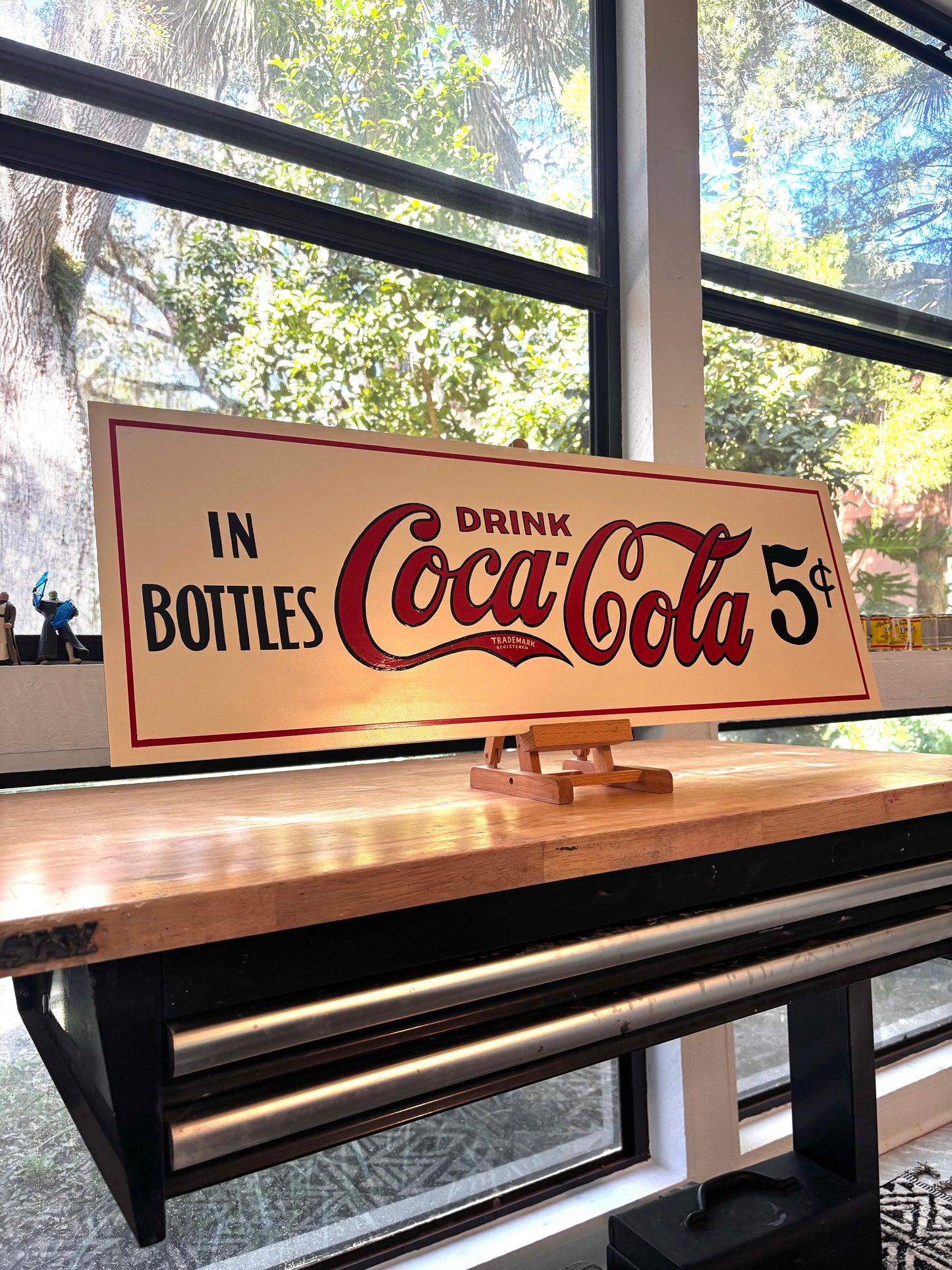 Early Coca-Cola Banner Sign