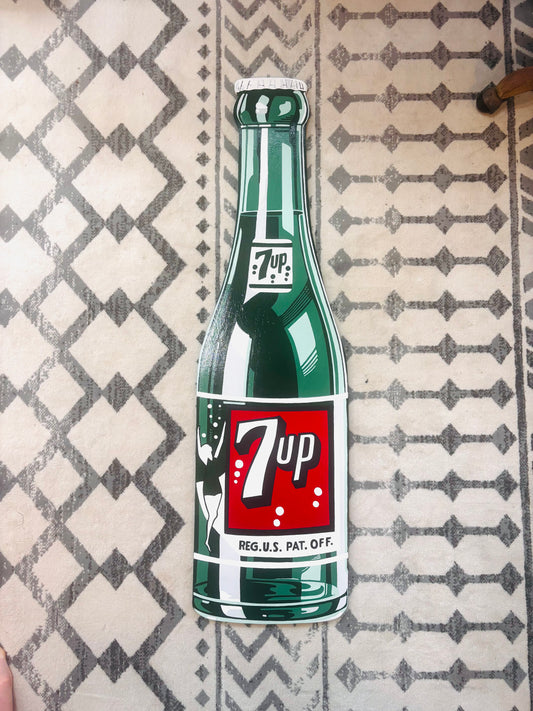 1940’s 7UP Bottle Sign