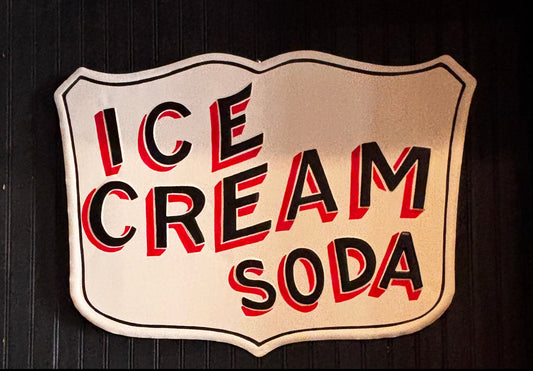 Ice Cream Soda Sign
