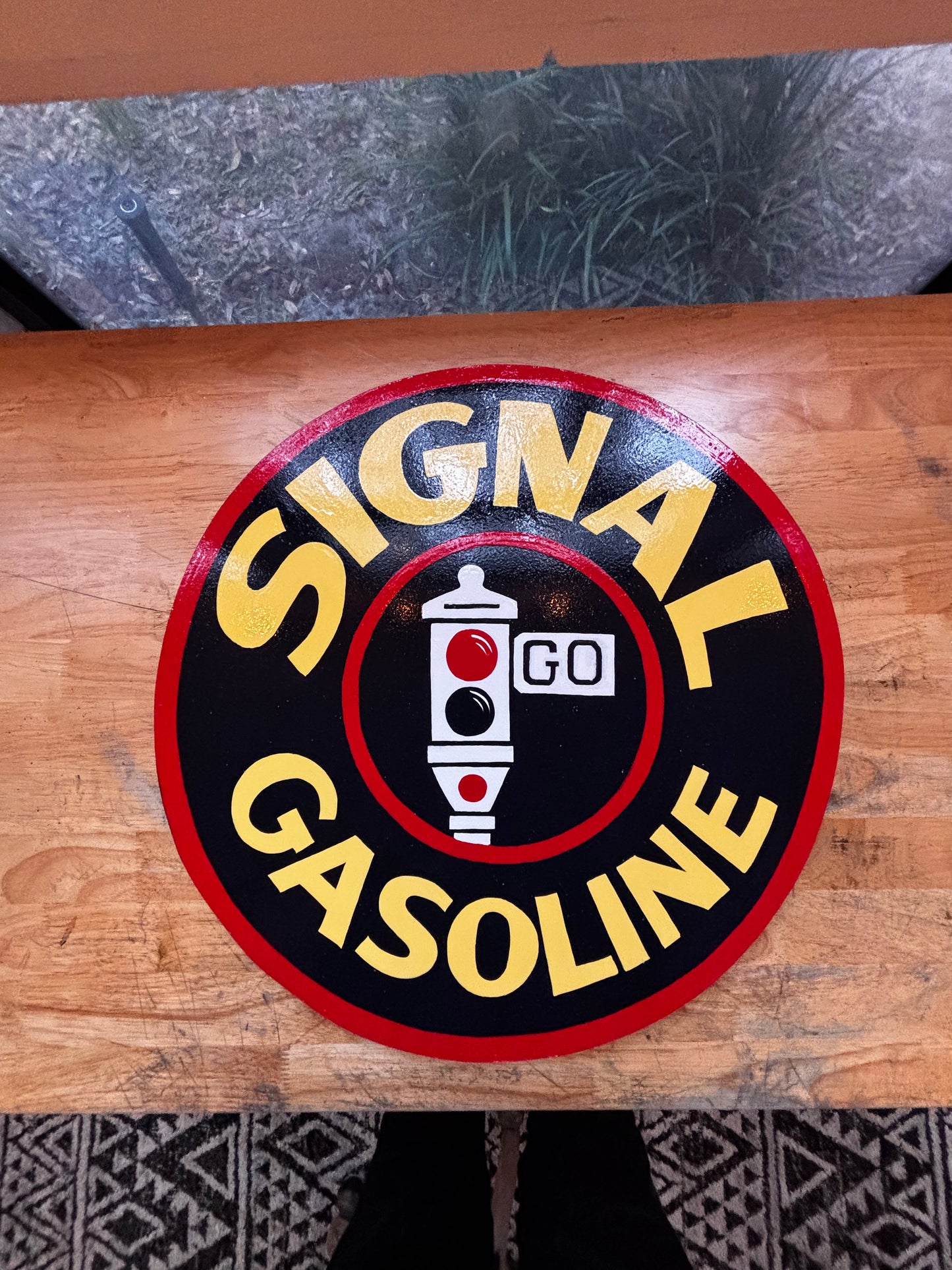 Signal Gasoline Sign