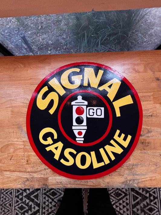 Signal Gasoline Sign
